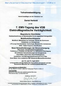 Teilnahme an Tagung zur Elektromagnetischen Verträglichkeit (EMV)